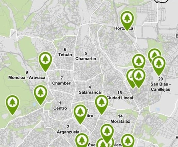 El Ayuntamiento invita a descubrir 20 zonas verdes con la aplicación Parques de Madrid