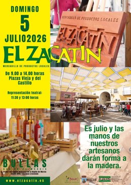 Bullas acoge este domingo una nueva edición de 'El Zacatín' dedicada a la madera