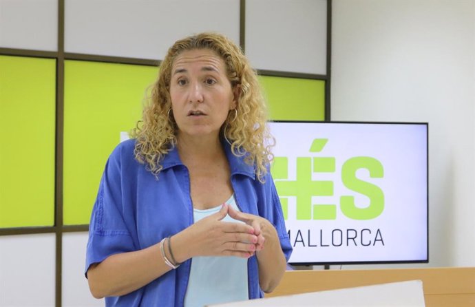 Archivo - Portavoz de MÉS en el Consell de Mallorca, Catalina Inés Perelló,