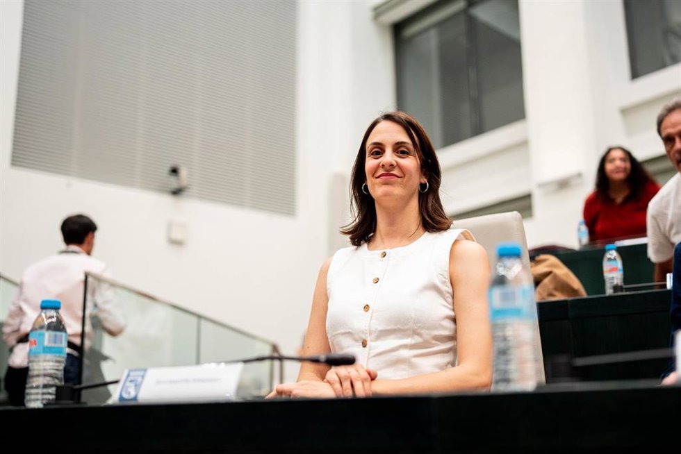 La portavoz de Más Madrid en el Ayuntamiento, Rita Maestre, durante el Debate del Estado de la Ciudad, en el Palacio de Cibeles, a 30 de junio de 2026, en Madrid (España)