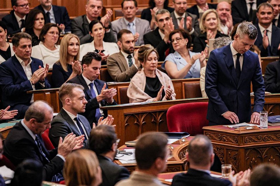 El primer ministro húngaro, Peter Magyar