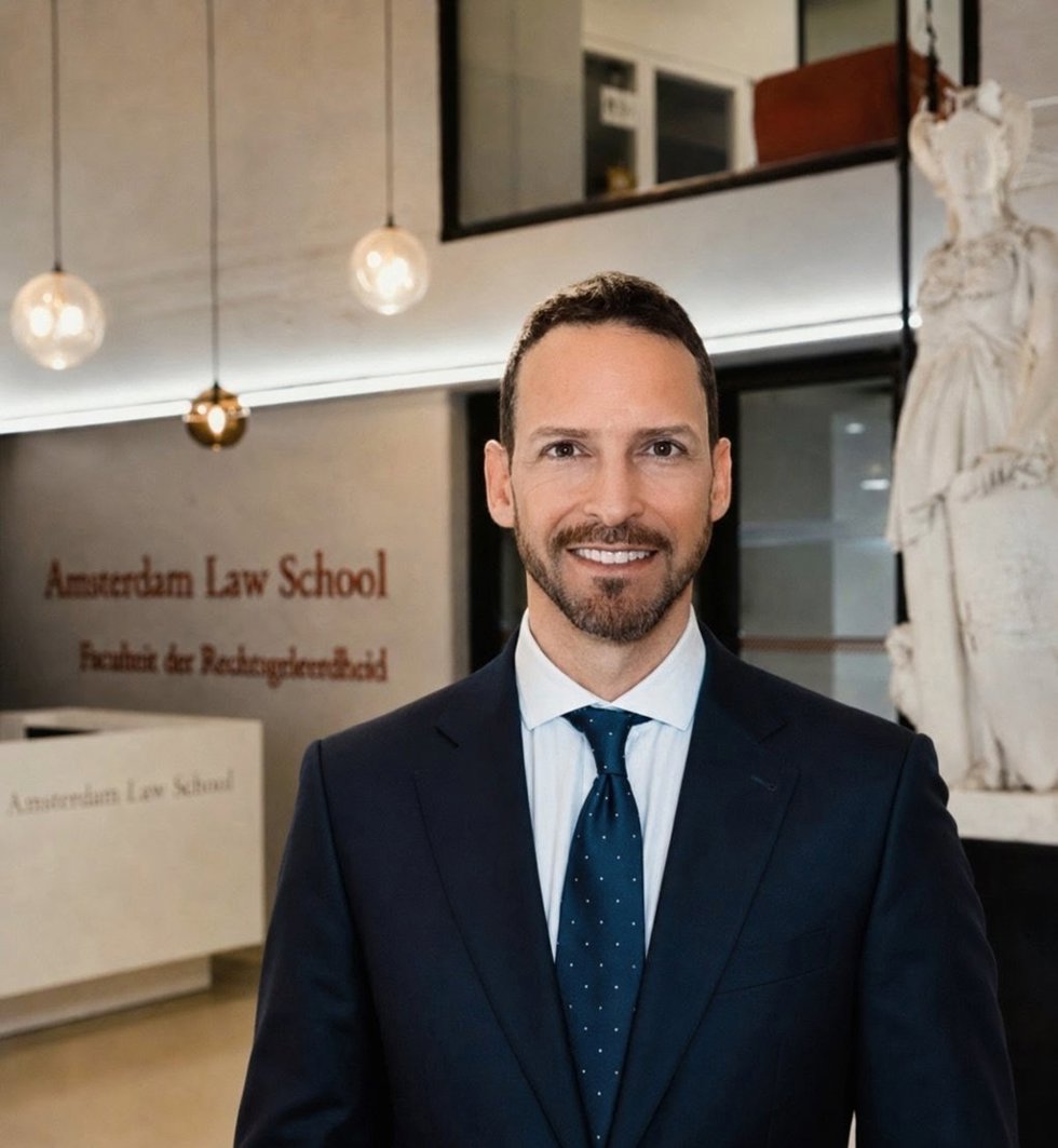 El experto cordobés en Compliance Rafael Aguilera, en el Center for Law and Behavior de Ámsterdam.
