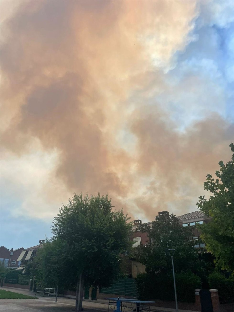 Declarado el nivel '1' de PLATECAR tras un incendio en una finca de cereal y matorral, en Logroño