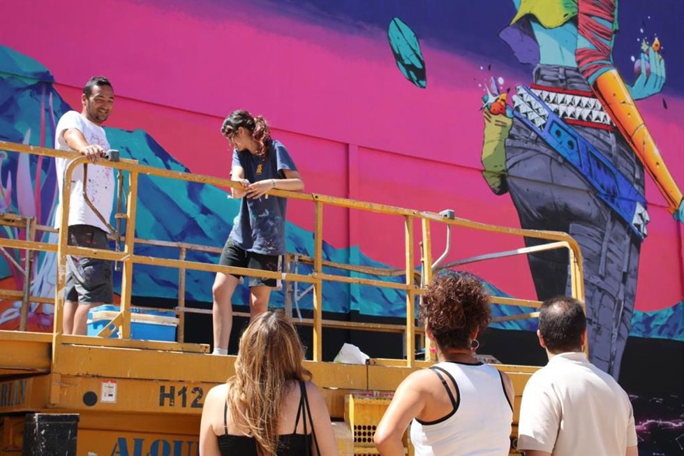 El Instituto de la Mujer reconoce el papel de las mujeres en el arte urbano rural en el Festival Astarté de Iniesta