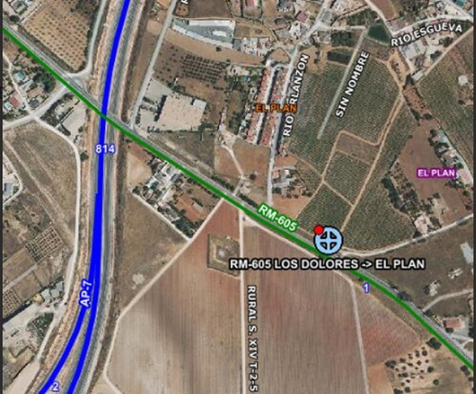 Lugar accidente en el que ha fallecido una persona