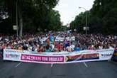 Foto: El Orgullo 2026 de Madrid reúne a una multitudinaria marea arcoíris para clamar "disidencia y resistencia"