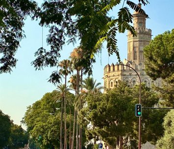 Semáforo en Sevilla
