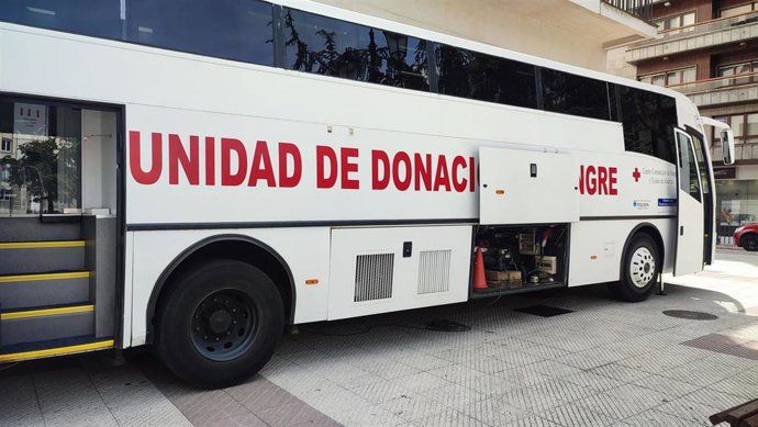 Archivo - Unidad de donación de Sangre ubicada en Oviedo. Donantes.