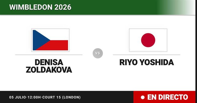 Denisa Zoldakova - Riyo Yoshida: resumen y estadísticas del partido de Treintaidosavos de final de Wimbledon Juniors, Girls