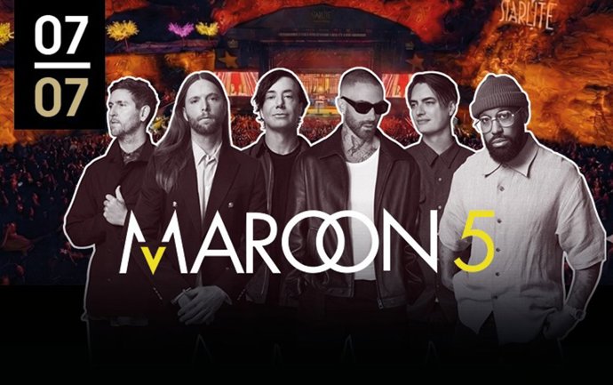 Cartel del concierto de Marron 5