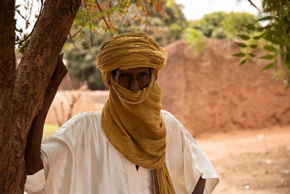 Archivo - Imagen de un ciudadano tuareg en Malí 