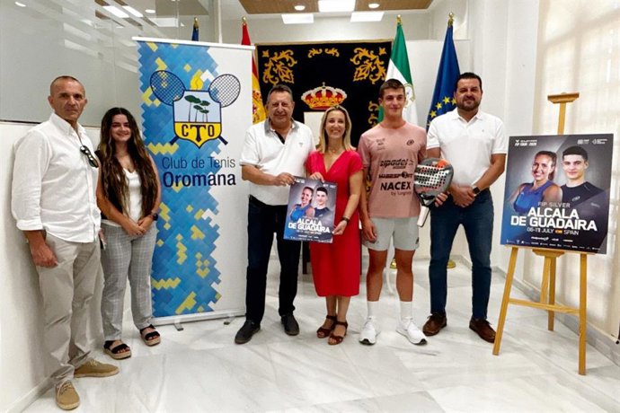 Presentación del FIP Silver Alcalá de Guadaíra 2026, que se celebrará del 6 al 11 de julio en las instalaciones del Club Tenis Oromana.