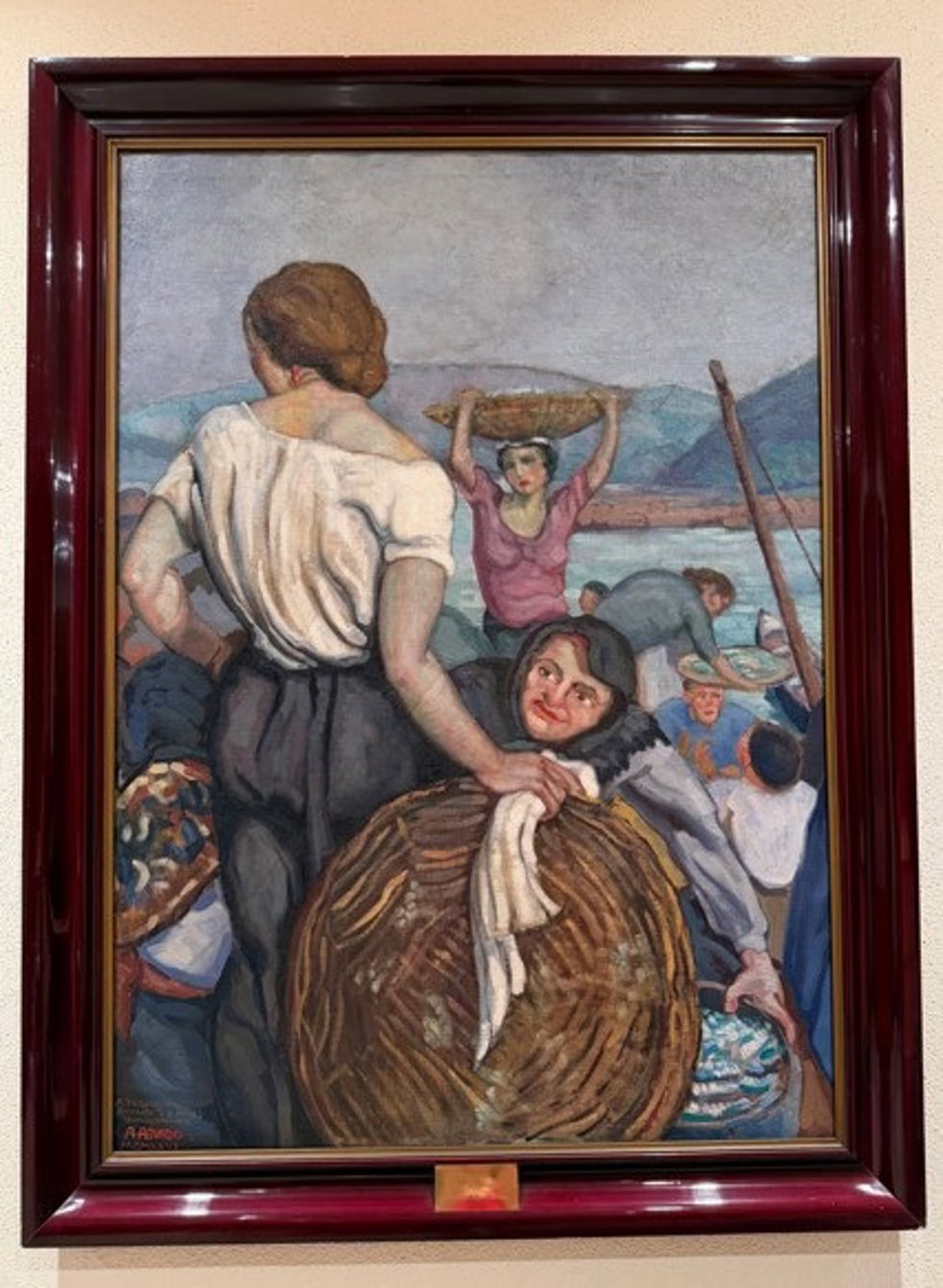 Cuadro 'Pescaderas', de Alfredo Aguado.