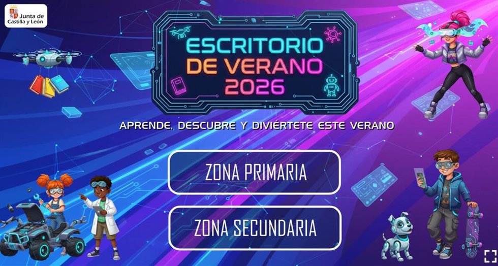 Educacyl ofrece este verano 22 actividades interactivas para reforzar el aprendizaje del alumnado de la Comunidad