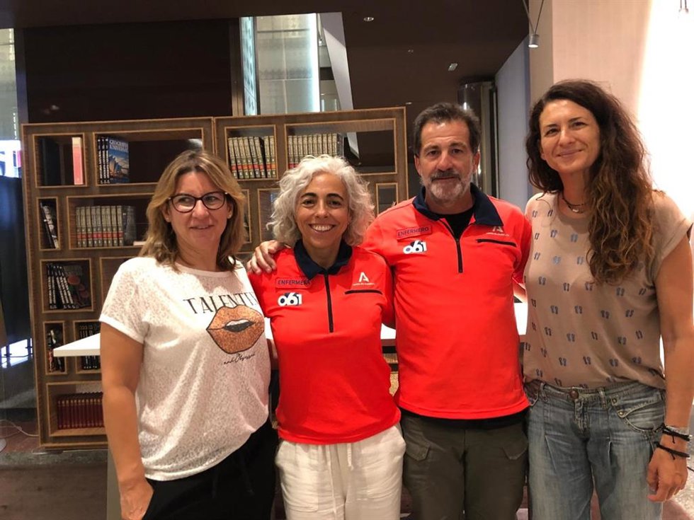 Profesionales del SAS participan en el contingente de ayuda humanitaria a Venezuela tras los terremotos.