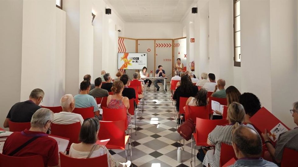 Asamblea anual de IU en Málaga capital.