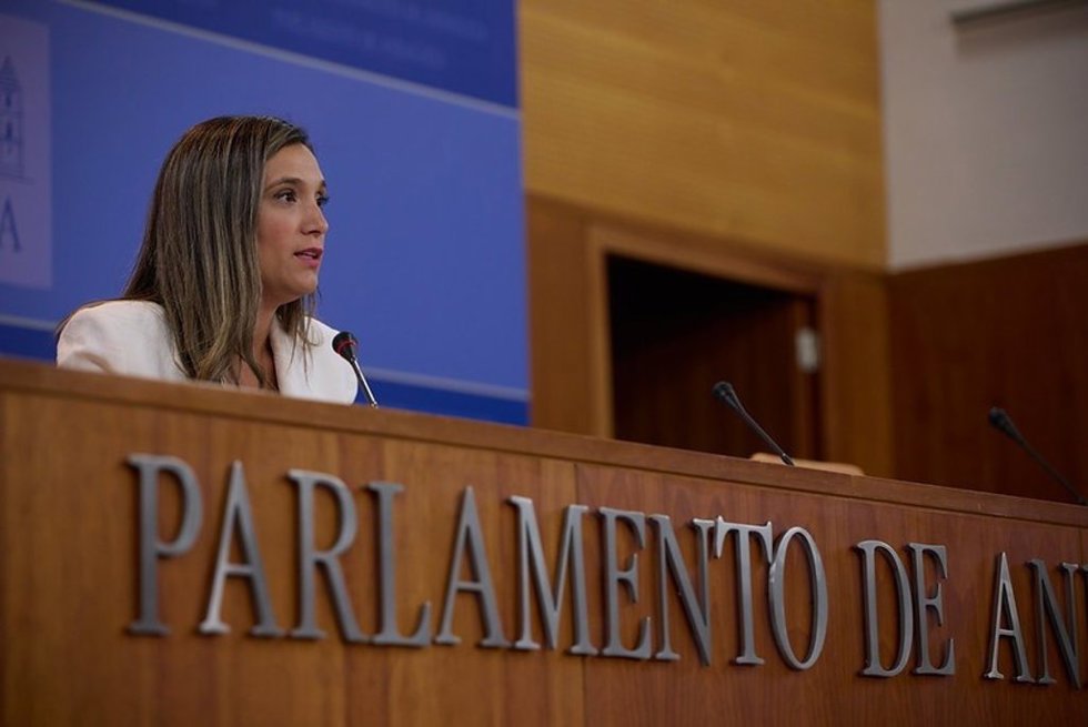 La portavoz adjunta del grupo parlamentario socialista, María Márquez.