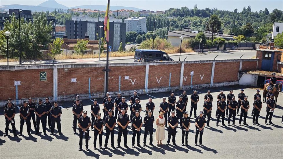 Presentación del dispositivo de la Policía Nacional para las fiestas de San Fermín 2026.