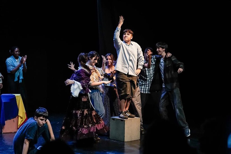 Clase del Aula Municipal de Teatre de Lleida
