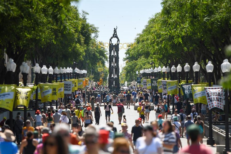 Ambiente durante la segunda etapa del Tour de Francia 2026, a 5 de julio de 2026, en Tarragona, Catalunya (España). 