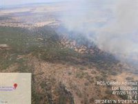 El Infoca da por controlado el incendio forestal declarado en Los Blázquez (Córdoba)