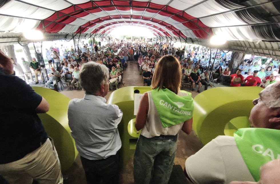 Imagen de la XXXI Fiesta del PRC desde el escenario