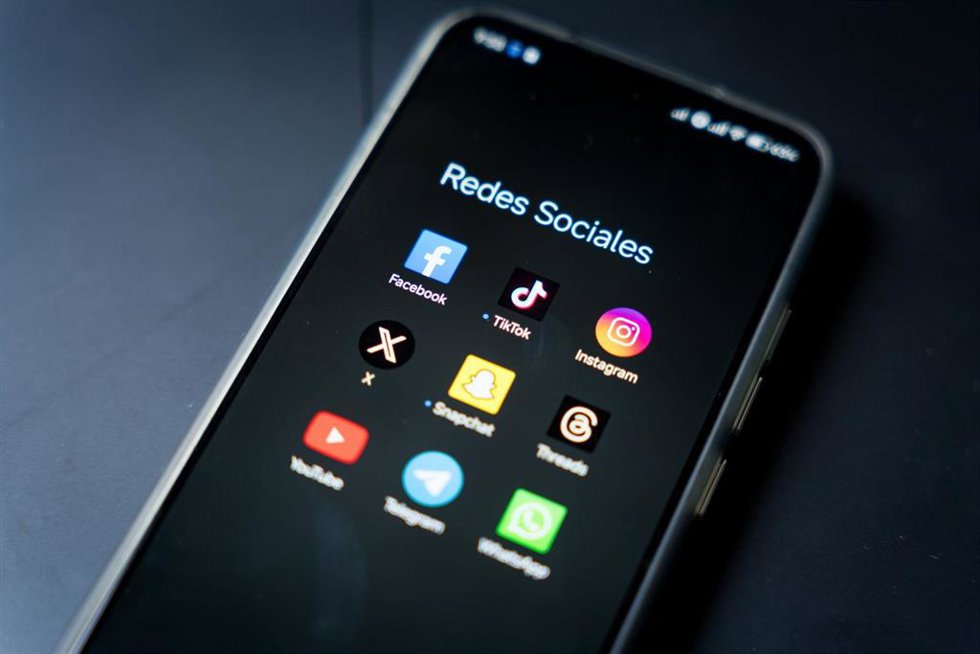 Archivo - Logos de redes sociales.