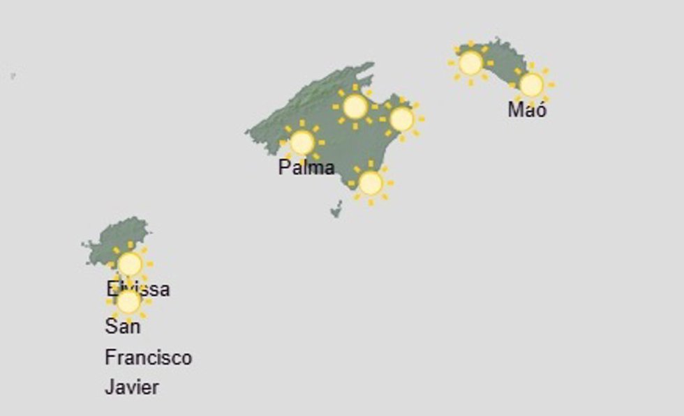 El tiempo hoy, lunes 6 de julio, en Baleares.