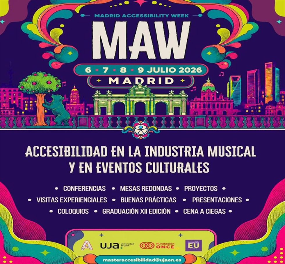 Celebración de la 'Madrid Accessibility Week' (MAW), del 6 al 9 de julio en Madrid