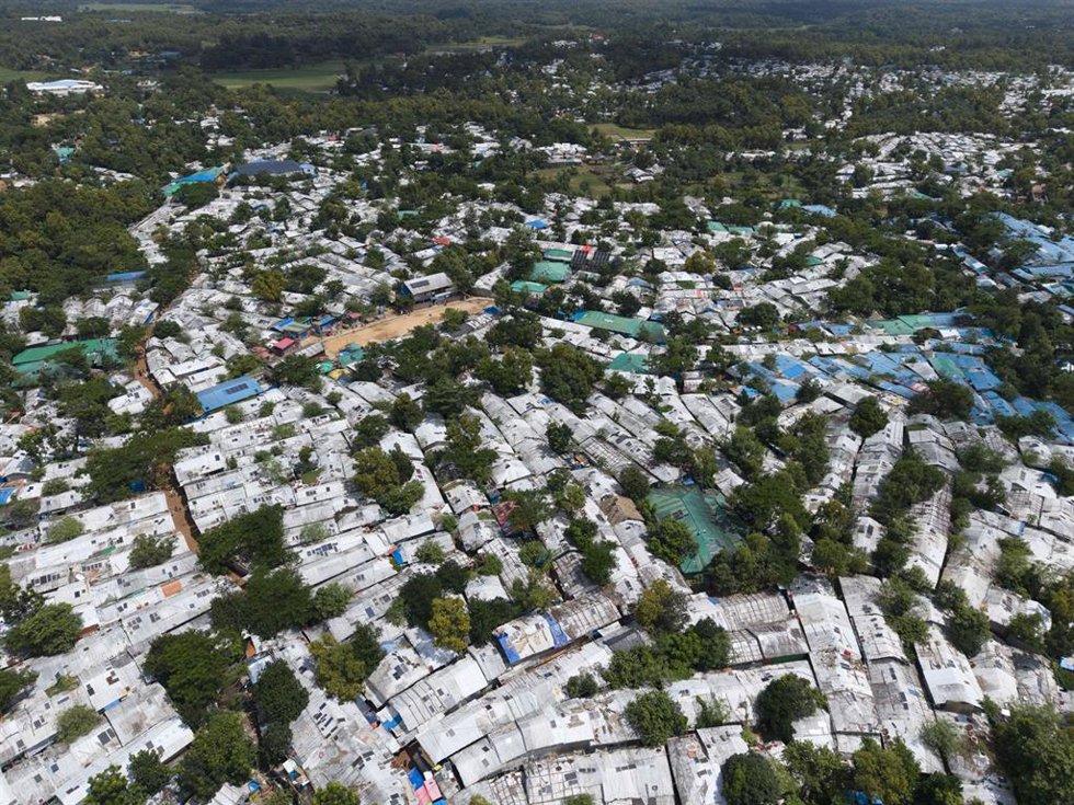 Archivo - Imagen de archivo de los campos de refugiados rohingyas en Bangladesh.
