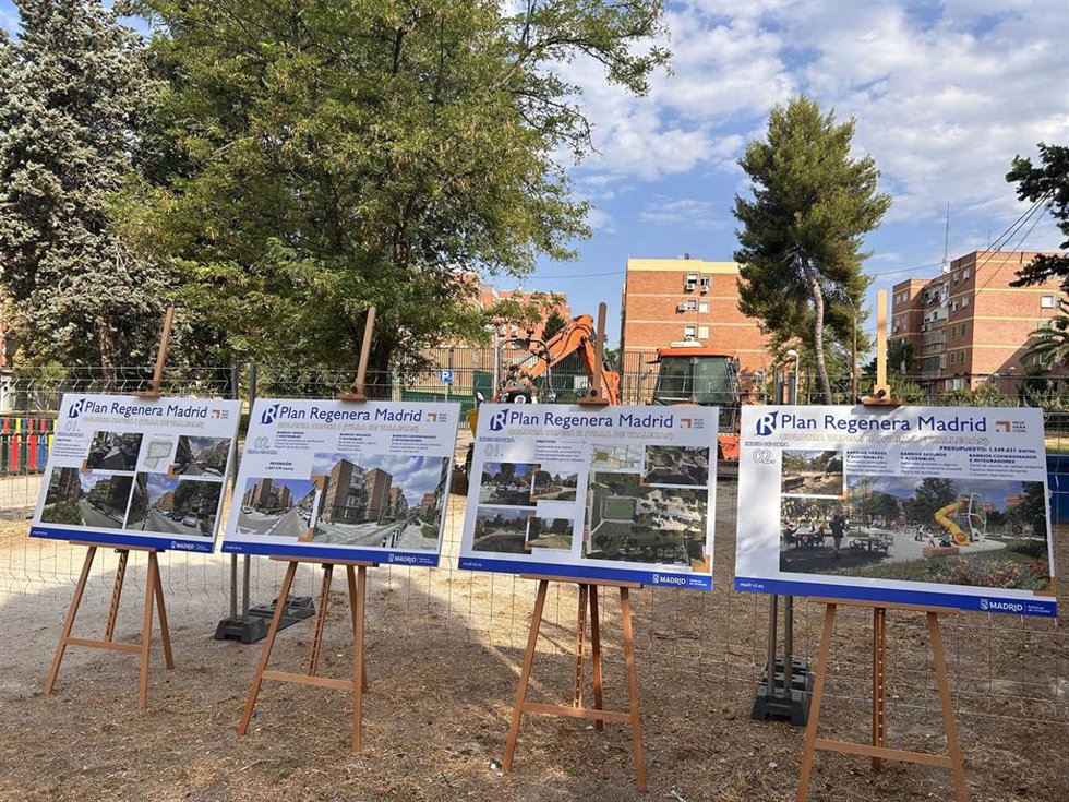 Presentación de la segunda fase del proyecto de renovación de la colonia Urpisa en Villa de Vallecas