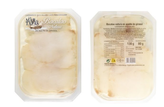 Alerta sobre a presença de 'Listeria monocytogenes' no bacalhau em óleo de girassol proveniente da Espanha, da marca La Mar de Tapas
