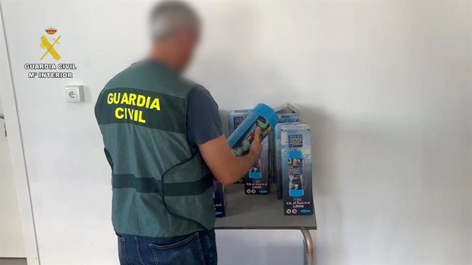 Intervenidas en Punta Umbría (Huelva)  47 bombonas con óxido nitroso.