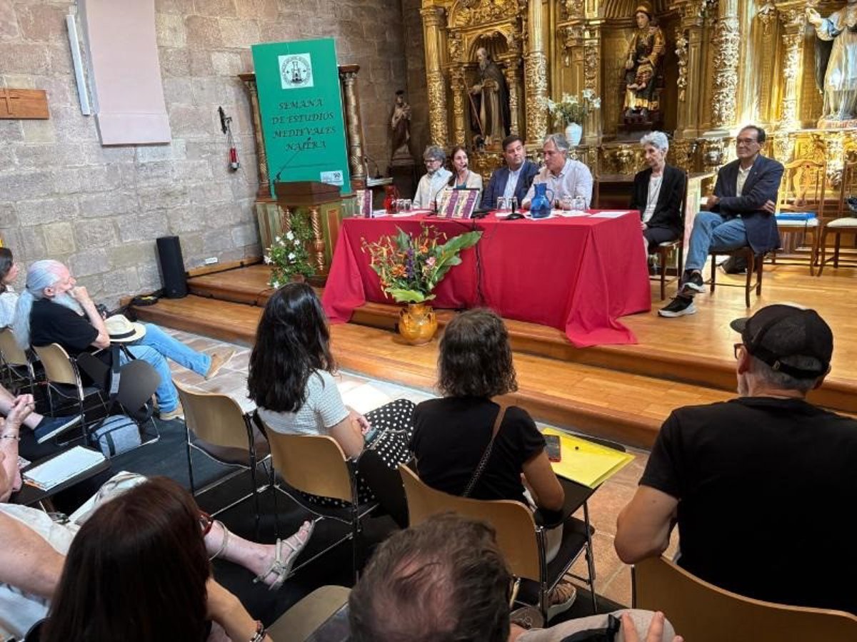 Pérez Pastor abre la Semana de Estudios Medievales que devuelve a Nájera al capítulo más trascendente de su historia