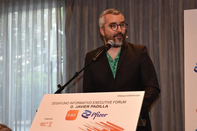 El secretario de Estado de Sanidad, Javier Padilla, durante el desayuno organizado por Executive Forum.