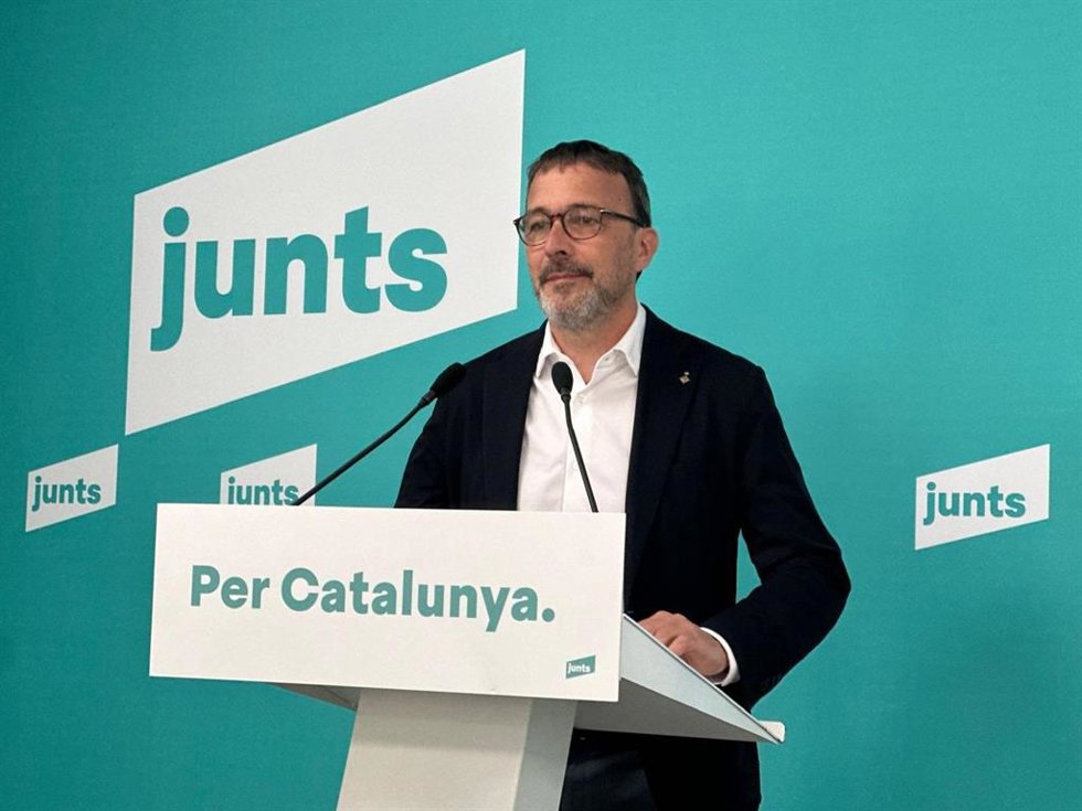 El portavoz de Junts, Josep Rius