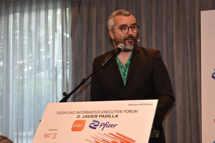 El secretario de Estado de Sanidad, Javier Padilla, durante el desayuno organizado por Executive Forum.