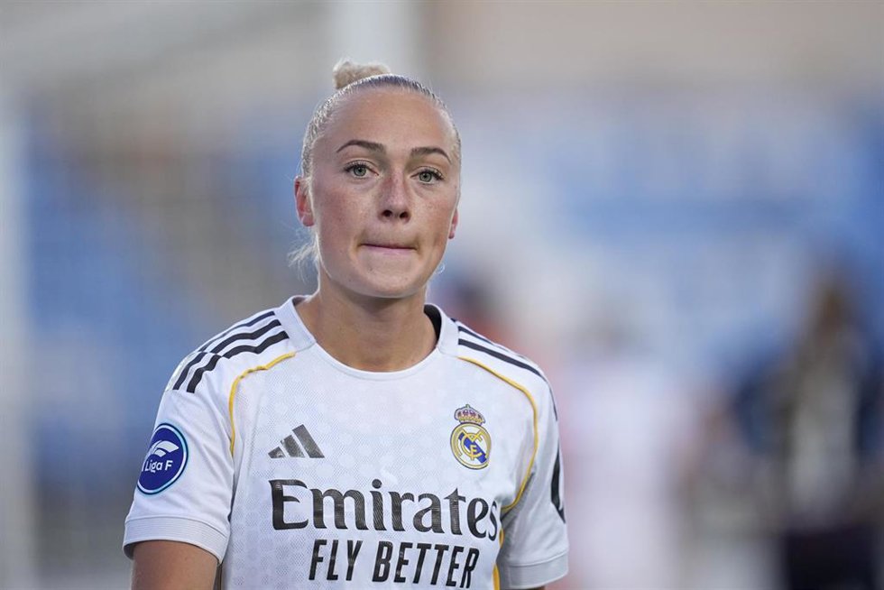 Archivo - La centrocampista sueca Hanna Bennison, en su etapa en el Real Madrid CF.