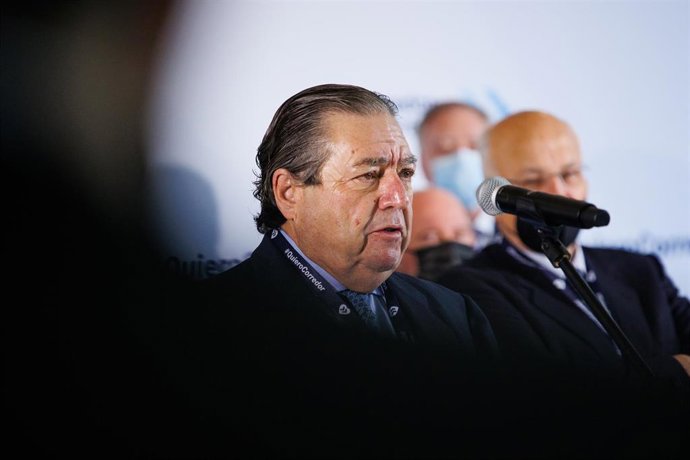 Archivo - El presidente de Boluda Corporación Marítima, Vicente Boluda, en el 5º Acto Empresarial por el Corredor Mediterráneo y Chequeo Semestral: 'España está perdiendo el tren', en el Palacio Municipal de Ifema, a 10 de noviembre de 2021, en Madrid (Es