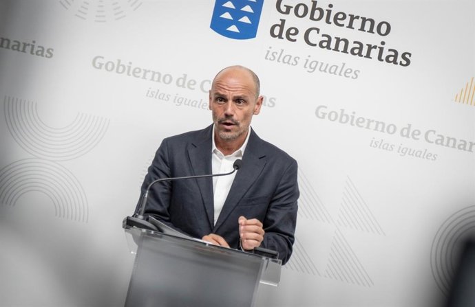 El portavoz del Gobierno de Canarias, Alfonso Cabello