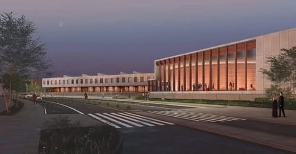 Infografía del futuro Conservartorio de Música y Danza de Torrelavega