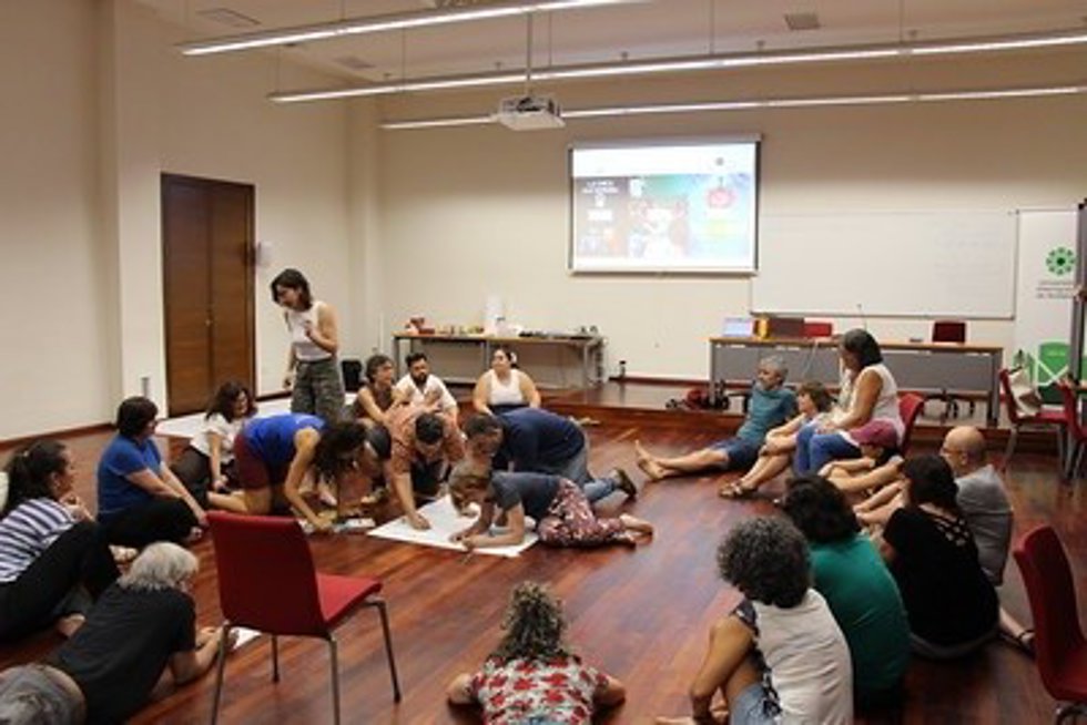 Uno de los cursos de Escuela de Teatro de la UNIA.