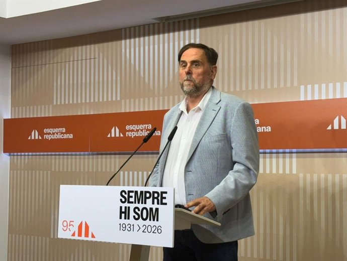 El líder d'ERC, Oriol Junqueras