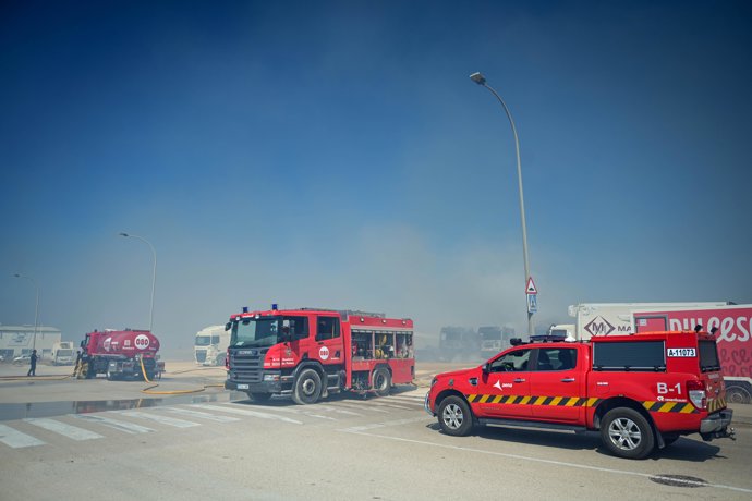 Incendio en Mercapalma