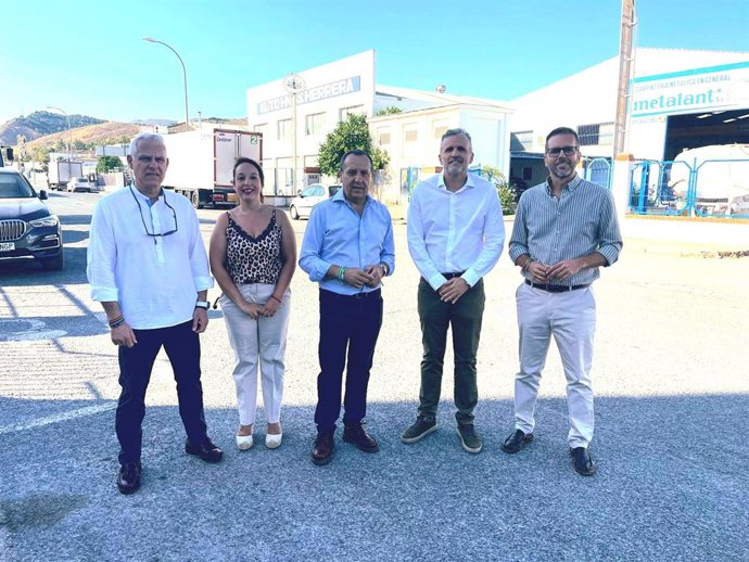 El diputado nacional del PSOE y vicesecretario general socialista de Málaga, Ignacio López, en Antequera.