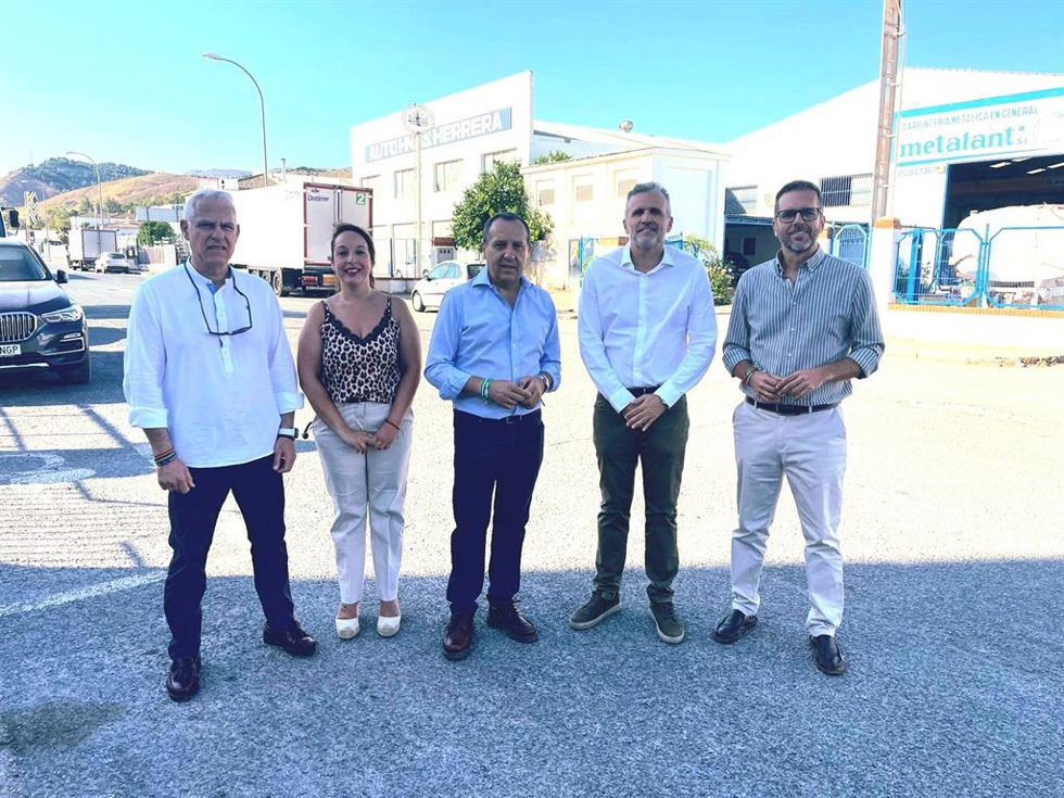 El diputado nacional del PSOE y vicesecretario general socialista de Málaga, Ignacio López, en Antequera.
