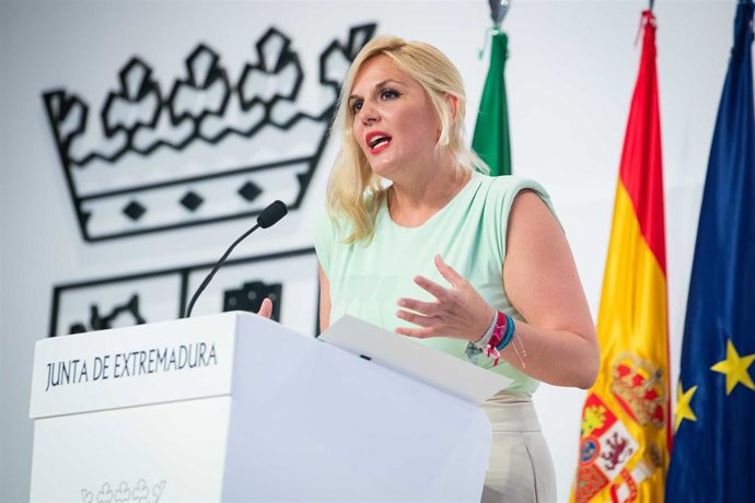 La consejera de Hacienda, Elena Manzano, en una imagen de archivo