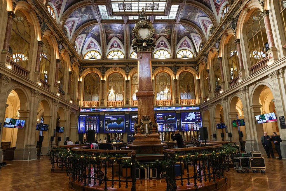 Archivo - Palacio de la Bolsa de Madrid.
