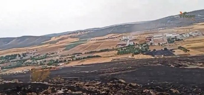 Incendio en Urda