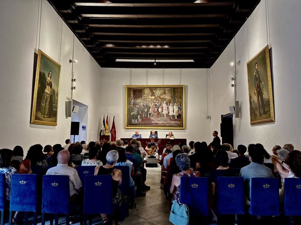 Homenaje a Blas Infante en el Real Alcázar de Sevilla.